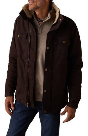 The Normal Brand Cotton Canvas Chore Coat in Umber at Nordstrom, Size X-Large