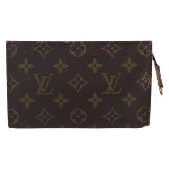 Louis Vuitton Clutch in Tela Pre-owned - - Pre-owned - Donna - Marrone - ONE SIZE