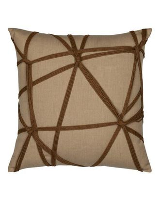 Elaine Smith Interlace Chestnut Indoor & Outdoor Woven Accent Pillow at Nordstrom, Size 20X20