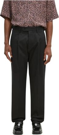 Paul Smith Tapered Broeken - Heren - Nette broeken - Zwart - W34 - Katoen - Broeken