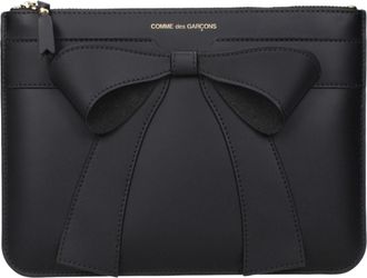 Comme Des Gar&ccedil;ons Leather Clutch Womens Bag