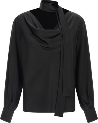 Max Mara Blusa Fiocchi - Blouses & Shirts - Mujer - Negro - 2XS