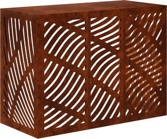 vidaXL Copertura Per Condizionatore DAria Ruggine 110 X 50 X 80 Cm Vidaxl