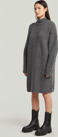 G-Star Cable Gebreide Jurk - Meerkleurig - Dames