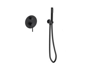 OEM Grifo De Ducha Mural Negro Veo De Besco