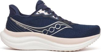 Saucony Womens Triumph 23 Shoes In Navy/cameo