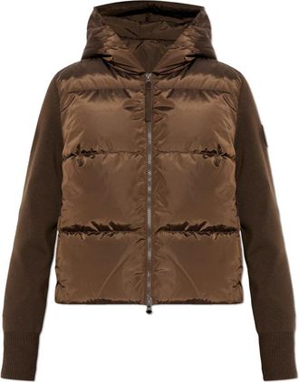 Canada Goose Hy Bridge Wide Quilt Knit Hoody - Dames - Zomerjassen - Bruin - M - Wol - Jassen