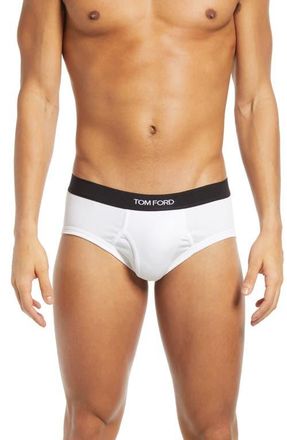 Tom Ford 2-Pack Cotton Stretch Jersey Briefs in White at Nordstrom, Size Xx-Large