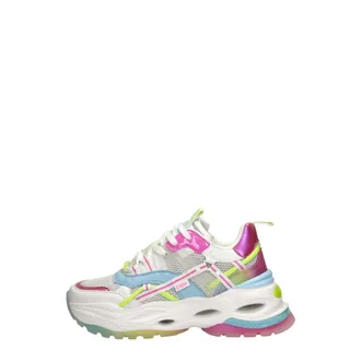 Buffalo Sneakers, female, Multicolor, Size: 11 US Triplet Hollow Sneakers Laag