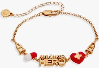 Alex and Ani Unsung Hero Healthcare Linear Bracelet in Gold at Nordstrom