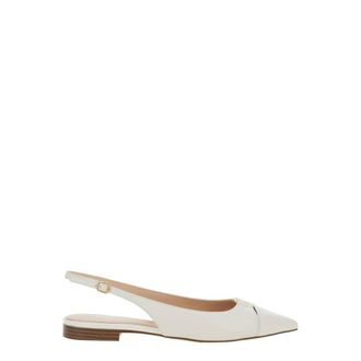 Twinset Dames, Schoenen, Wit, Maat: 38 EU Leer