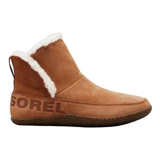 Sorel Luxe Indoor/Outdoor Bootie Pantoffels - Dames - Winterlaarzen - Bruin - 40 EU - Nepbont - Schoenen