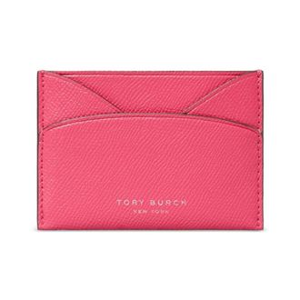Tory Burch Tory Burch, Wallets & Cardholders, female, Pink, Size: ONE SIZE Romy Flat Card Case