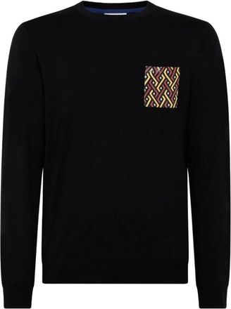 Sun 68 Rondgebreide Kleding - Heren - Ronde hals truien - Zwart - XL - Truien & Vesten