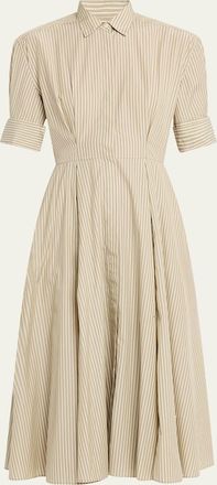 Rag & Bone Aiden Stripe Poplin A-Line Dress