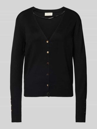 Freequent Cardigan mit überschnittenen Schultern in Black, Größe M