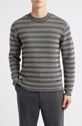 Emporio Armani Crewneck Virgin Wool Sweater in Navy at Nordstrom Rack, Size Xxx-Large