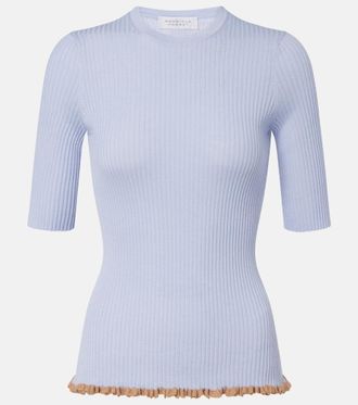 Gabriela Hearst Mireya cashmere and silk top