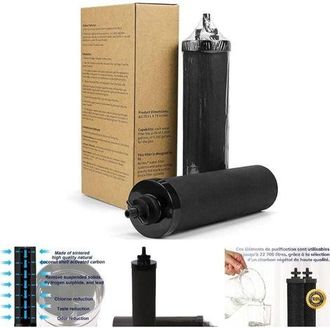 OEM Paquete De 2 Filtros De Agua, Repuesto Para El Sistema De Filtraci&oacute;n De Agua Por Gravedad Berkey, Compatible Con Filtros De Agua, Reduce Los Contamina