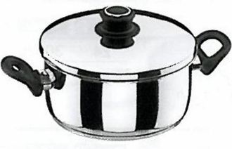 Lacor Cacerola Acero Inoxidable 26cm + Tapa - 85026 Lacor