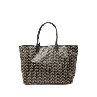 Goyard Pre-owned Saint Louis PM - Dames - Pre-owned - Zwart - Maat: ONE Size Leer