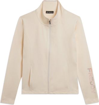 Freddy Felpa con Zip e Collo Alto, Logo FREDDY sulla manica