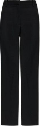 Tom Ford Wolbroek - Dames - Wijde Broeken - Zwart - XS - Wol - Broeken