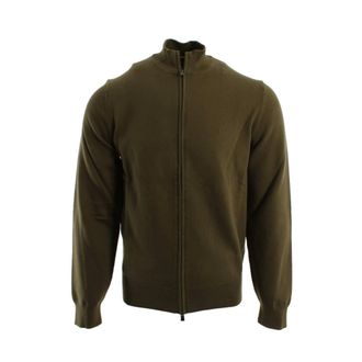 HUGO BOSS Truien & Vesten, Heren, Groen, S, Katoen, Palano-L Vest