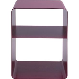 Kare Design Mesa auxiliar baya de acero violeta