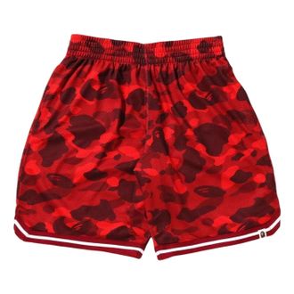 A Bathing Ape Color Camo Wide Fit Shorts Red 1I30-153-019-RED