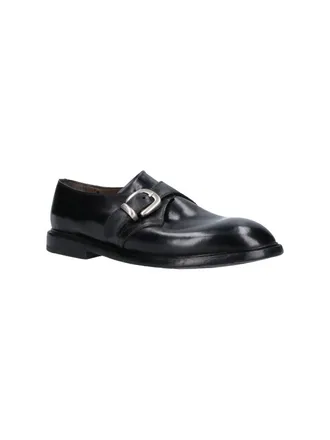 Premiata Mens Flat Shoes Black Calf Leather