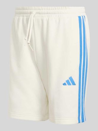 adidas Regular Fit Sweatshorts aus reiner Baumwolle in Offwhite, Gr&ouml;&szlig;e XXL