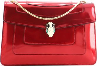 Bulgari Serpenti Forever Shoulder Bag Patent Medium