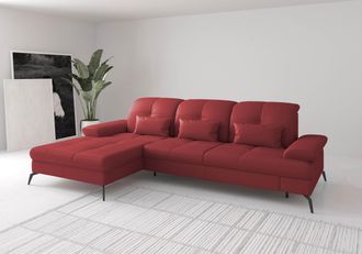 Sit&more Ecksofa »Amica, L-Form, inkl. Sitztiefenverstellung & Armteilverstellung« wahlweise mit Bettfunktion, Bettkasten und Kopfteilverstellung