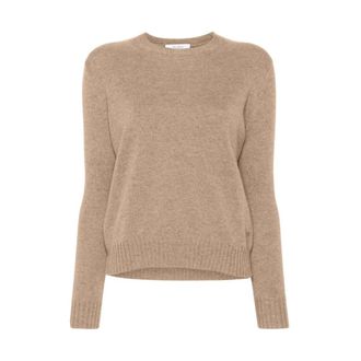 Max Mara Kasjmier Gebreide Trui Taupe Bruin - Dames - Cashmere truien - Bruin - L - Kasjmier - Truien & Vesten