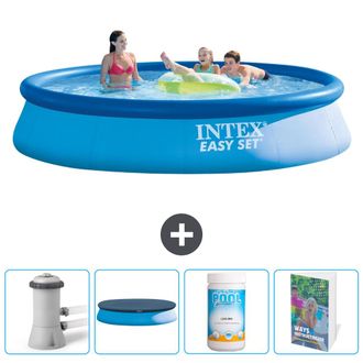 Intex Piscina Easy Set Redonda - 396x84 Cm - 5-piezas Scb100