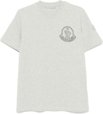 Moncler T-shirt con logo - Grigio