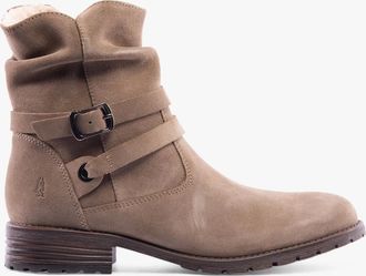 Hush Puppies Womens Hush Puppies PIPER Womens Boots Taupe - Cream - Size: 5