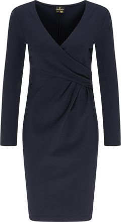 Dreimaster Dreimaster Gedrapeerde jurk Dames zwart