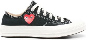 CONVERSE X COMME DES GARCONS Chuck Tailor Red Heart Low Top Sneakers Shoes