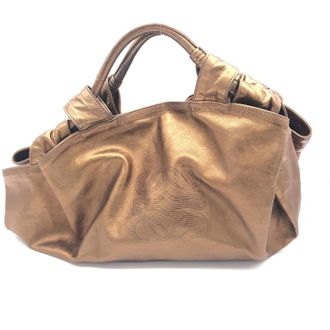 Loewe Metallic Bronze Nappa Aire Beige Shoulder Womens Bag (Pre-Owned)