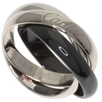 Cartier White Gold (18K) Palladium 950 Band Ring (Pre-Owned)