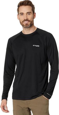 Columbia PFG Solar Streamtm Long Sleeve Mens Clothing Black : MD, Polyester