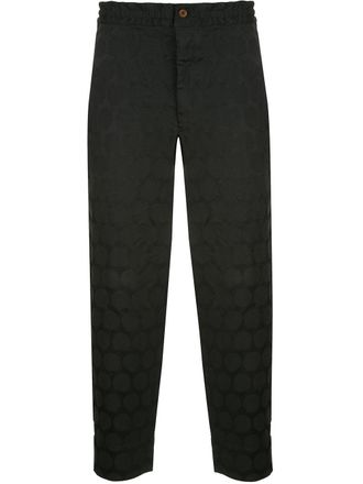 Comme Des Gar&ccedil;ons Pantaloni a pois - Nero
