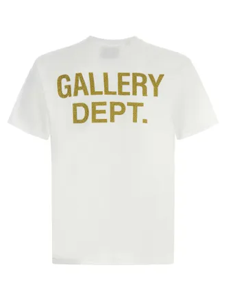 Gallery Dept. Logo-Printed Cotton T-Shirt - White