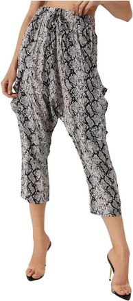 One Teaspoon Snake Pit Harem Pants - Dames - Vrijetijds broeken - Grijs - 2XS - Broeken