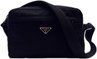 Prada Black Nylon Shoulder Bag (Pre-Owned)
