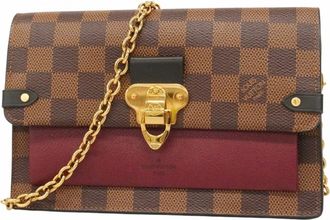 Louis Vuitton Bordeaux Ebene Chain/Shoulder Wallet (Pre-Owned)