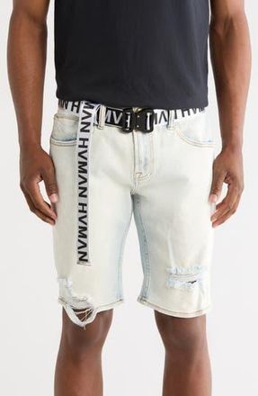 HVMAN Mero Slim Stretch Shorts in Zephyr at Nordstrom Rack, Size 28