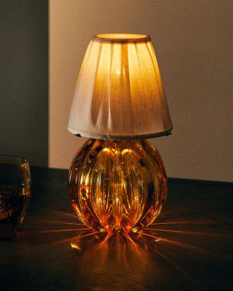 Yali Glass Bolla Bar Hand-Blown Murano Glass Portable Lamp